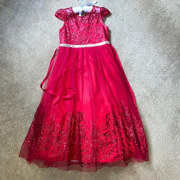 Rare Editions | Dresses | Girls Holiday Dress Size 6x | Poshmark